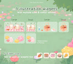Spring Cat Picnic Icon Pack