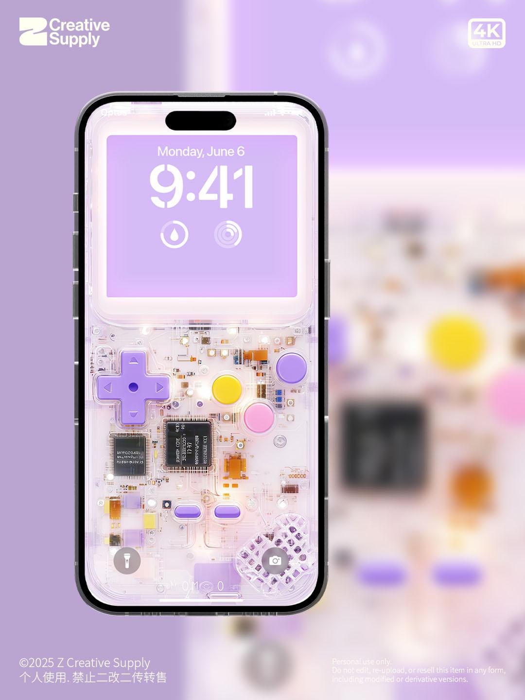 Retro Game console Phone Wallpaper