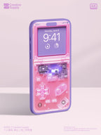 Pink Retro Gameboy console Phone Wallpaper