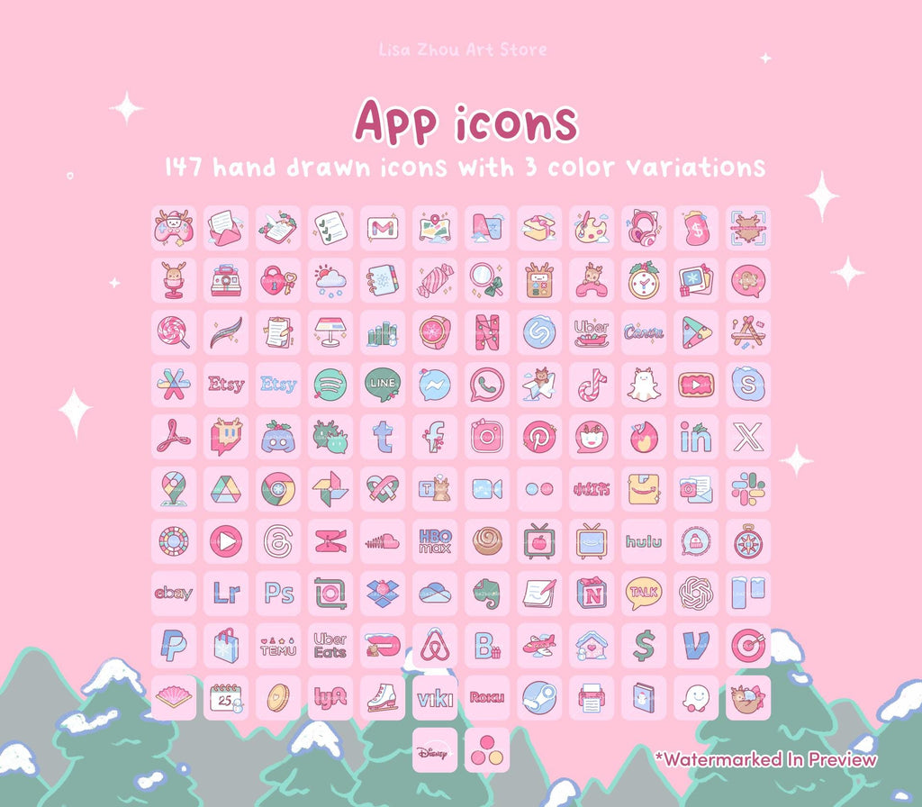 Winter Dream Icon Pack