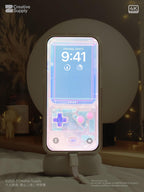 Retro Pastel Pink game console Phone Wallpaper