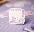 Spooky Notes Die Cut Stickers | Set of 2