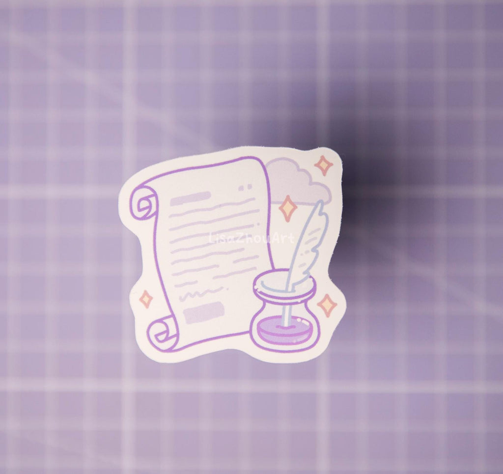 Spooky Notes Die Cut Stickers | Set of 2