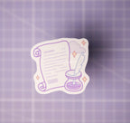 Spooky Notes Die Cut Stickers | Set of 2