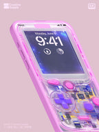 Glitchy Game Console Phone Wallpaper