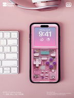 Pink Gameboy Phone Wallpaper
