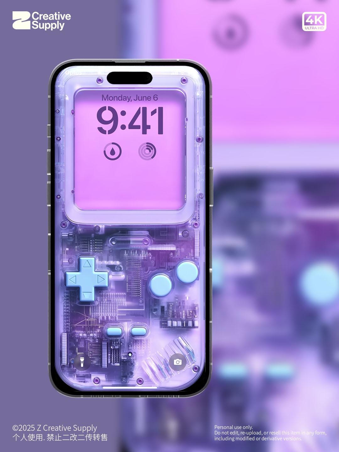 Retro Gameboy Phone Wallpaper: Y2K Pixel Art (Digital Download)