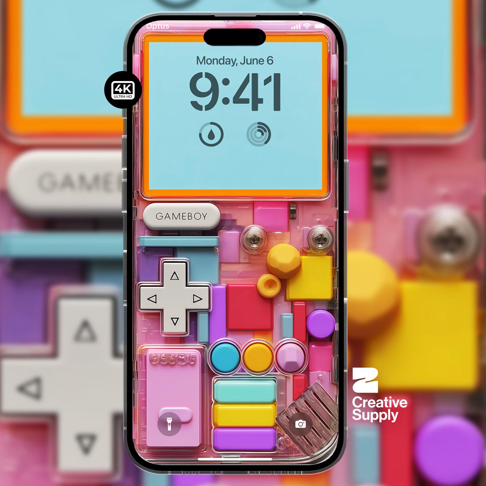 Retro Gameboy Phone Wallpaper