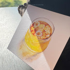 Chamomile Tea Watercolour Art Print 12x12cm