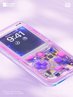 Glitchy Game Console Phone Wallpaper