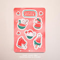 Watermelon Bunny Sticker Sheet