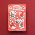 Watermelon Bunny Sticker Sheet