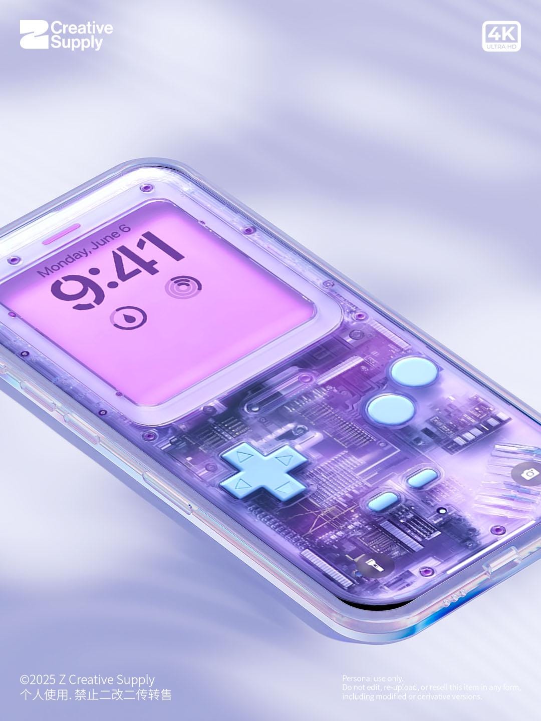 Retro Gameboy Phone Wallpaper: Y2K Pixel Art (Digital Download)