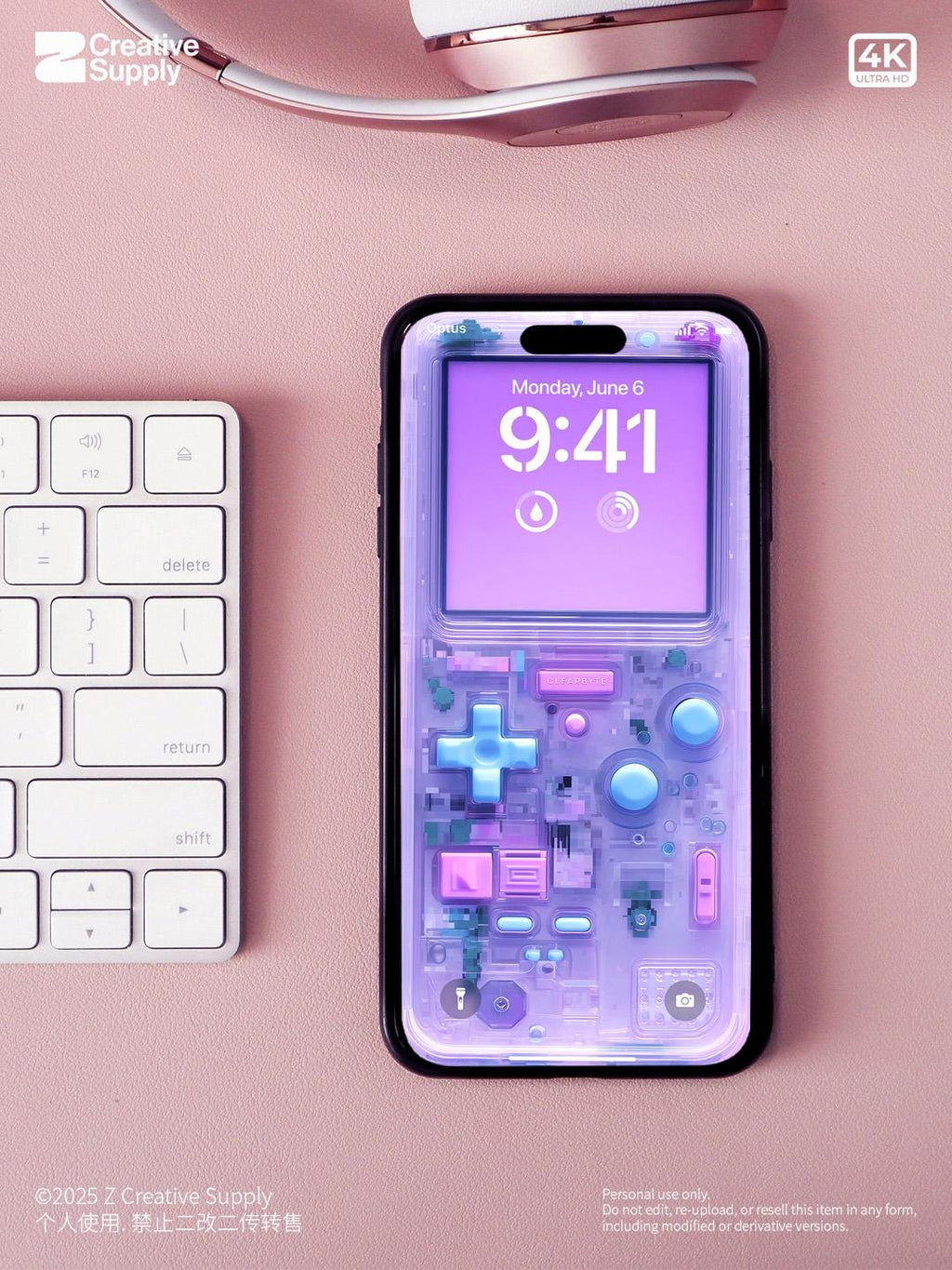 Retro Gameboy Phone Wallpaper: Y2K Pixel Art (Digital Download