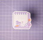 Spooky Notes Die Cut Stickers | Set of 2