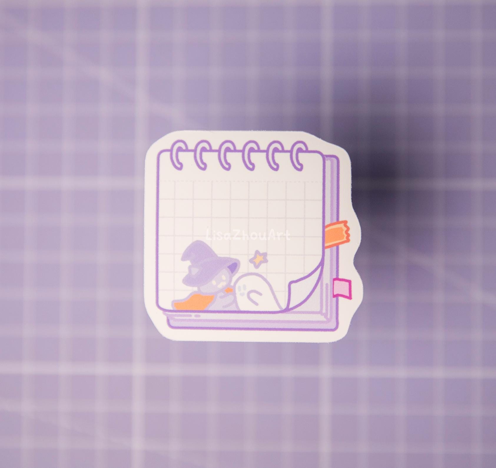 Spooky Notes Die Cut Stickers | Set of 2