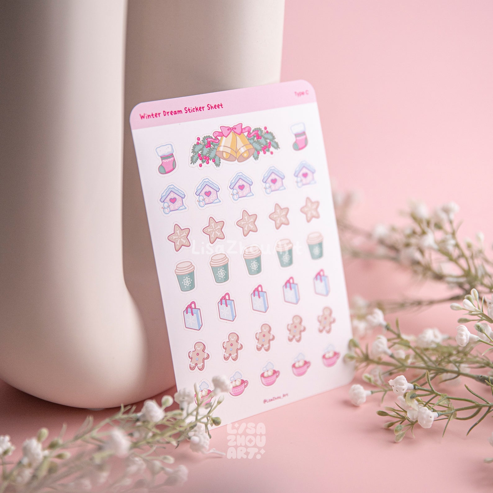 Winter Dream Deco Sticker Sheet | Type C