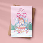 Personalised Winter Dream Reindeer Christmas Card