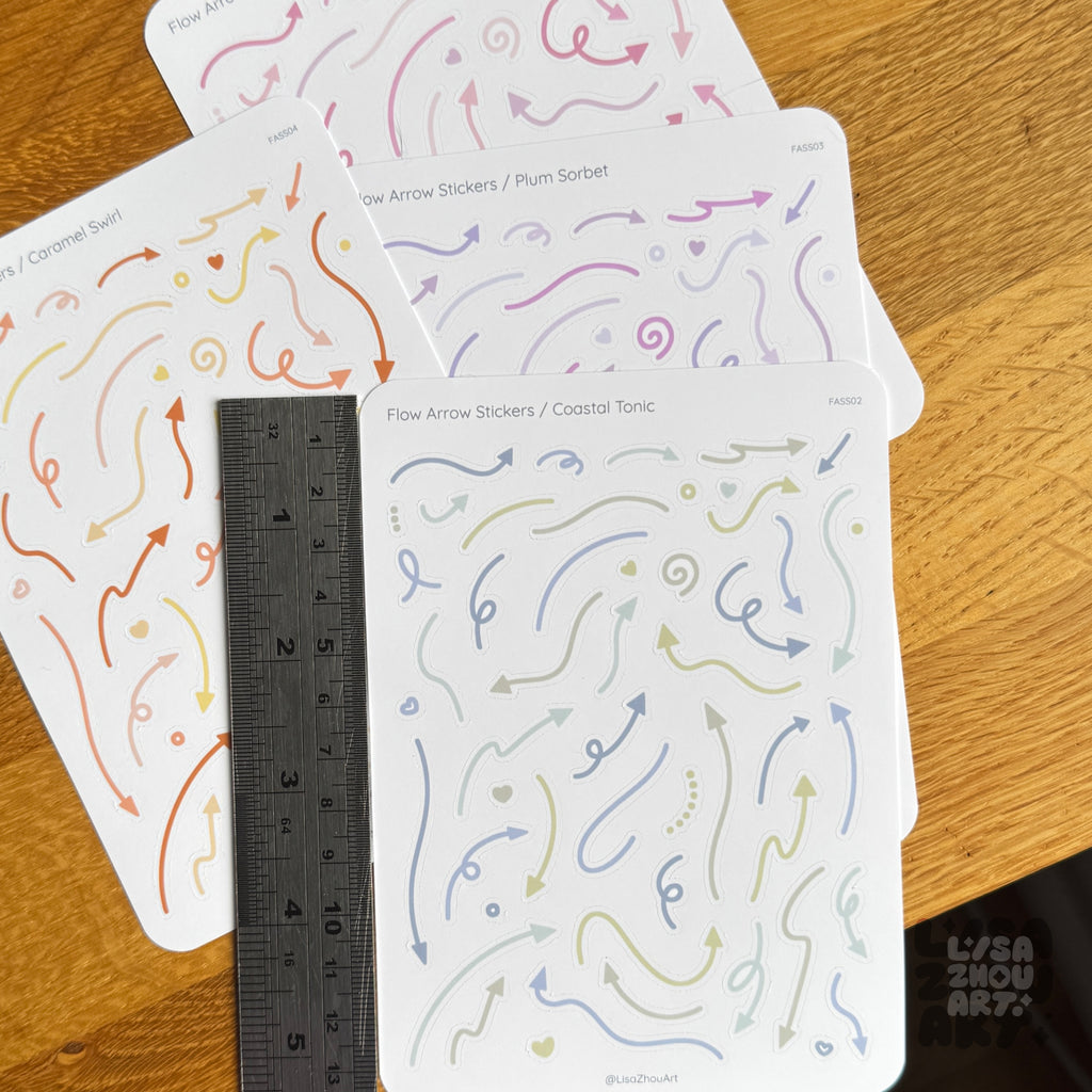 Flow Arrow Stickers