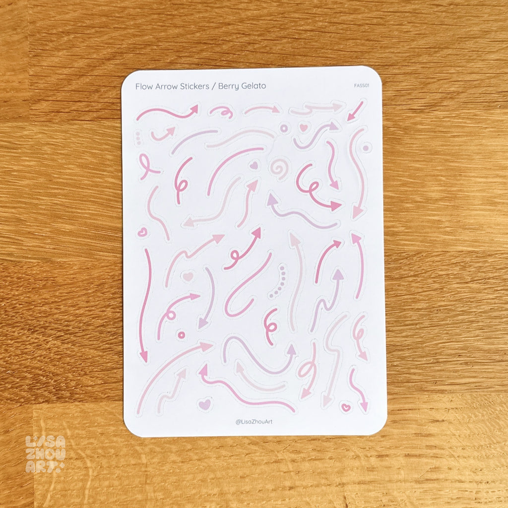 Flow Arrow Stickers
