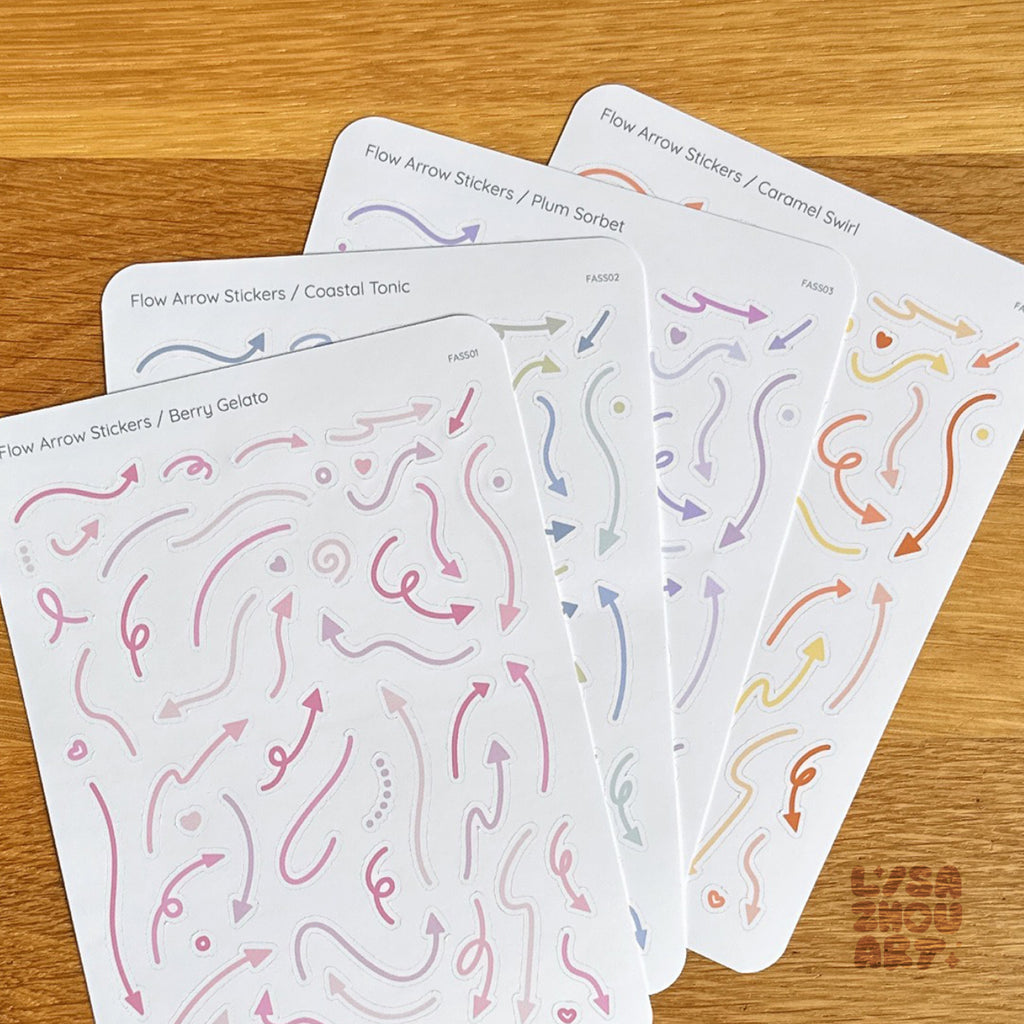 Flow Arrow Stickers