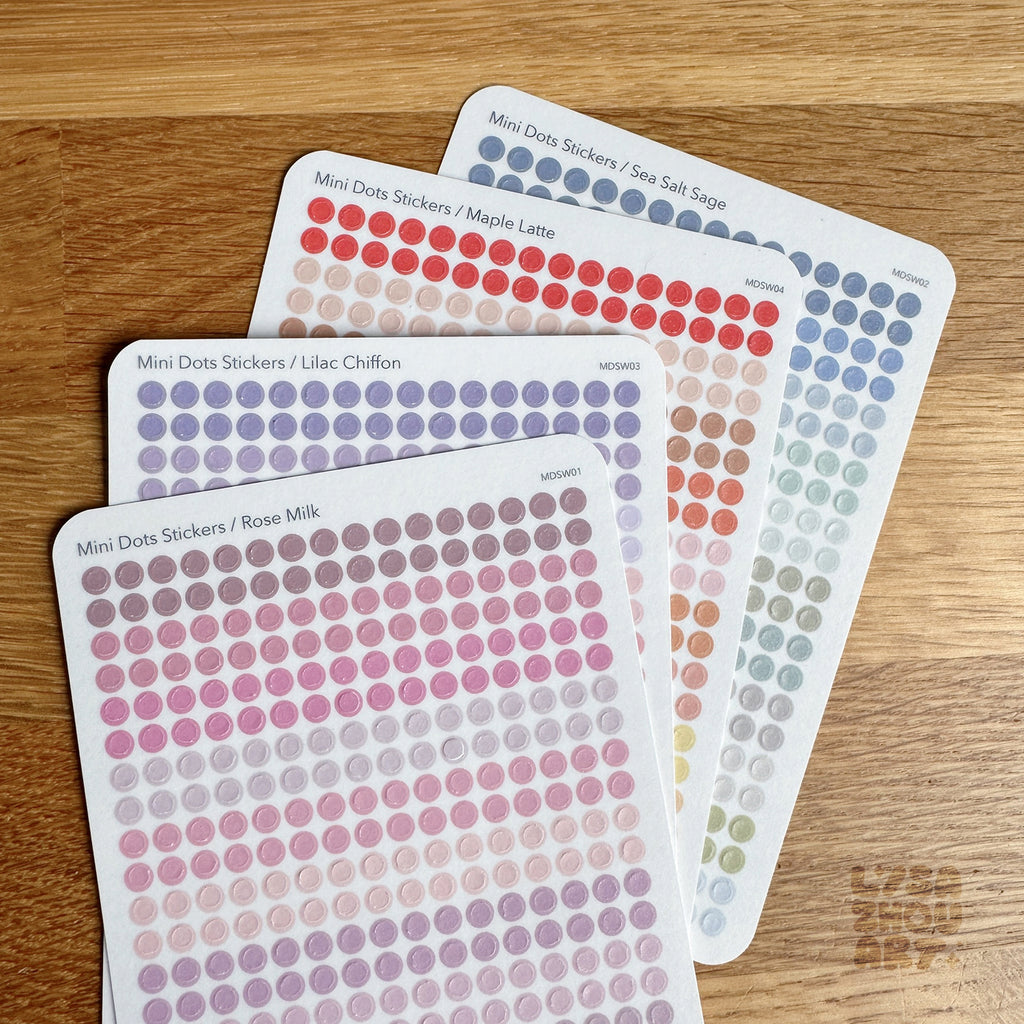 Mini Dots Washi Sticker Sheet 0.38 cm