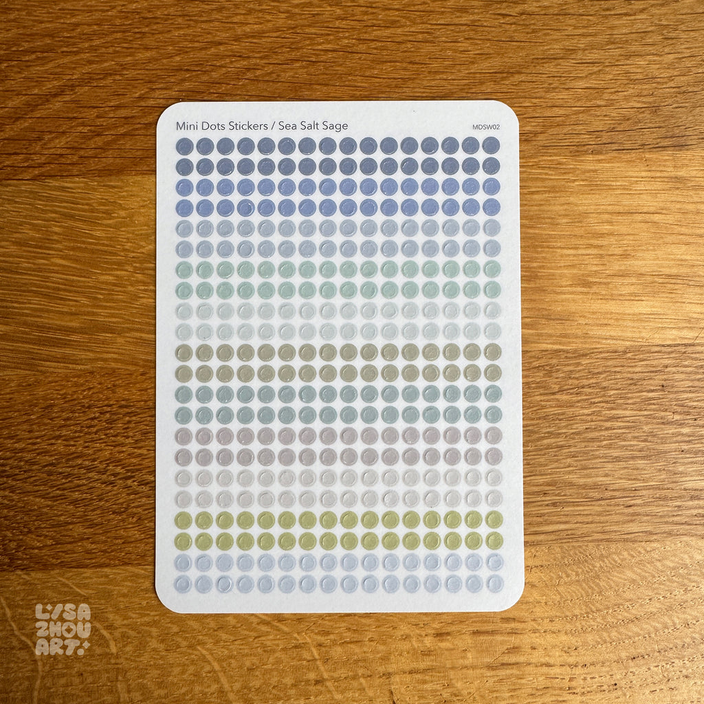 Mini Dots Washi Sticker Sheet 0.38 cm