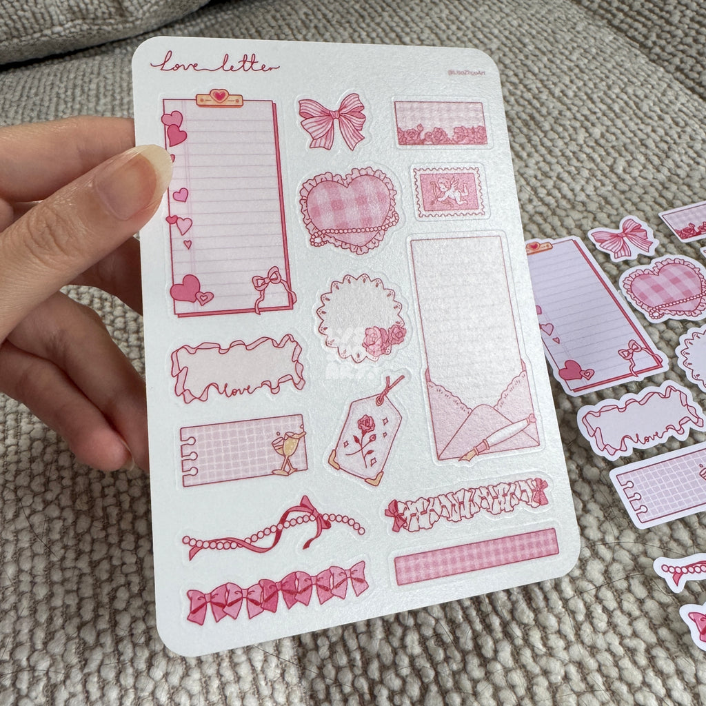 Love Letter Sticker Sheet