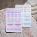 Blur Highlighter Washi Sticker Sheet