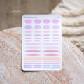 Blur Highlighter Washi Sticker Sheet
