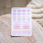 Blur Highlighter Washi Sticker Sheet