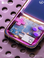 Pink Purple Retro game console Phone Wallpaper