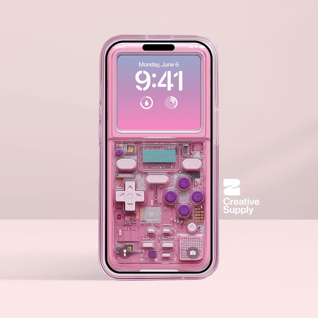 Pink Gameboy Phone Wallpaper