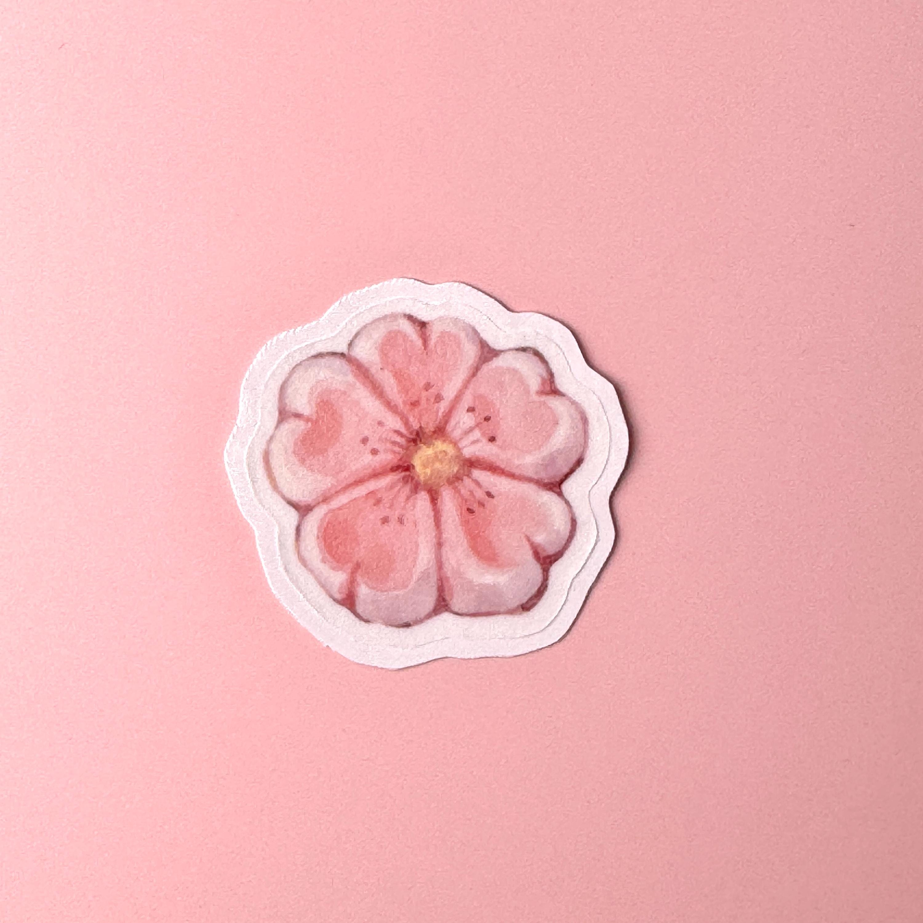 Sakura Wagashi Die Cut Sticker