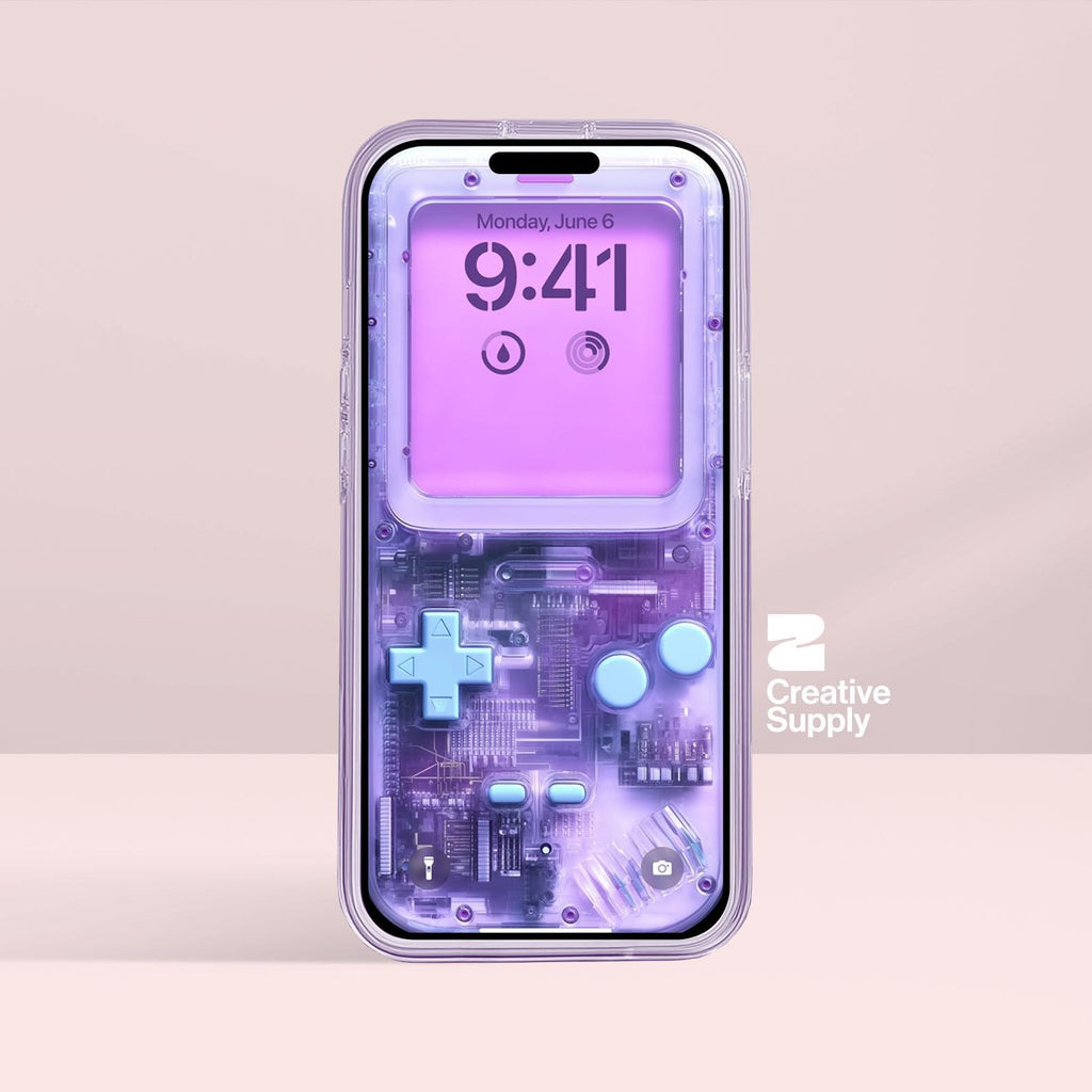 Retro Gameboy Phone Wallpaper: Y2K Pixel Art (Digital Download)