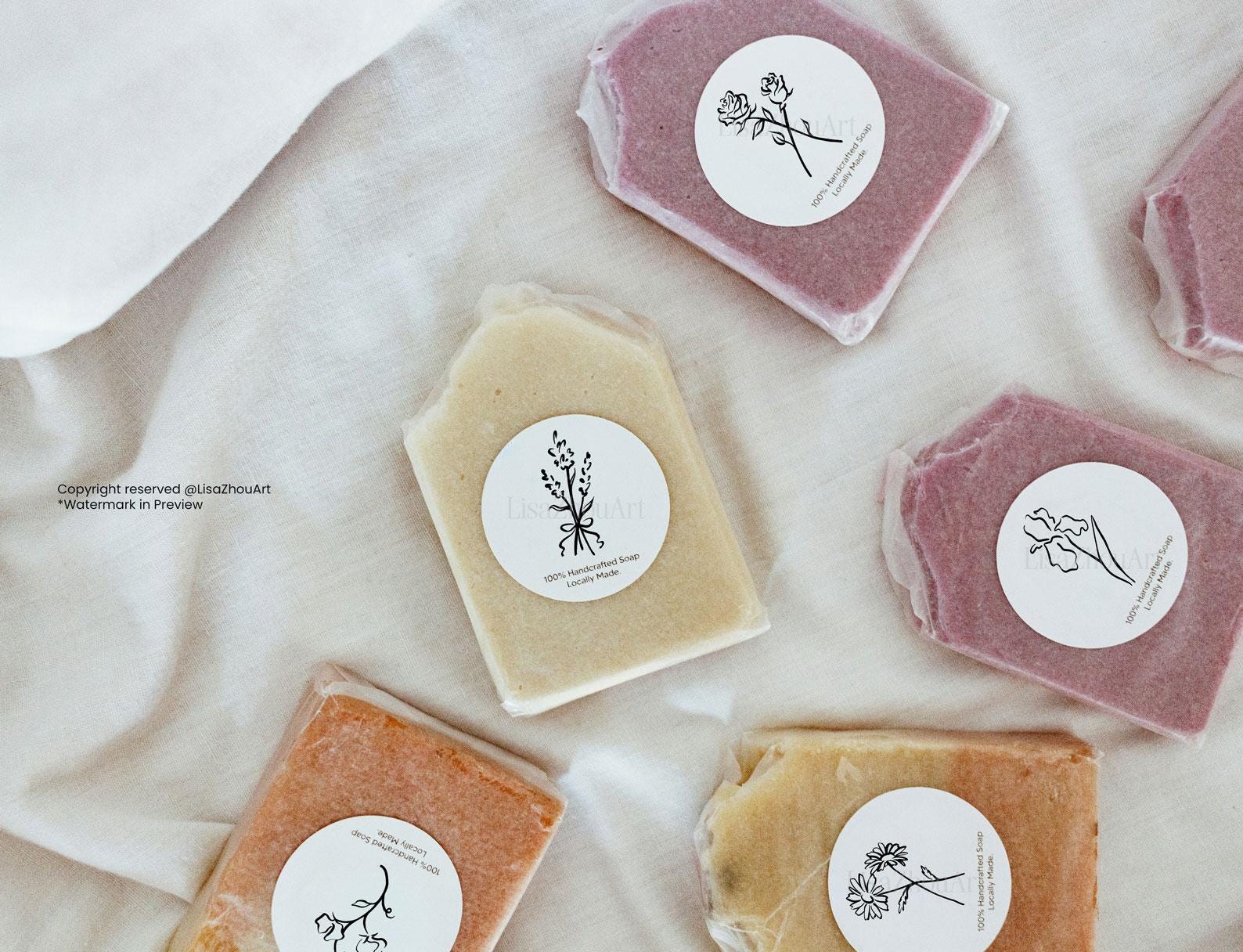 Birth Month Flower Bundle | 26 Hand-Drawn Botanical Line Art Clipart Set