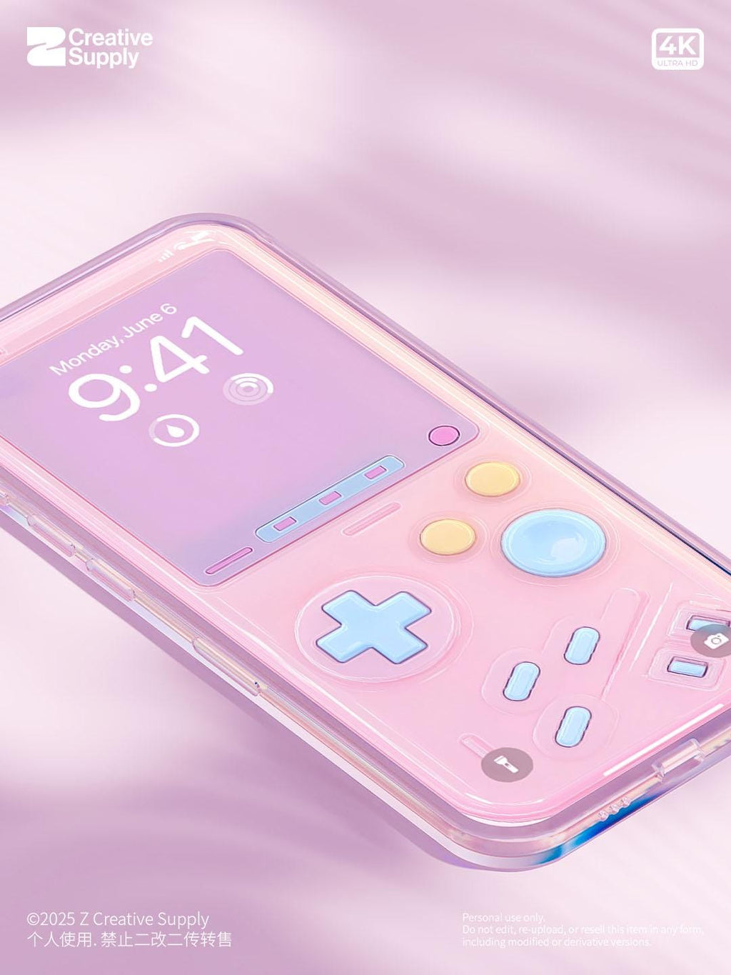 Y2K Anime Style Gameboy Phone Wallpaper
