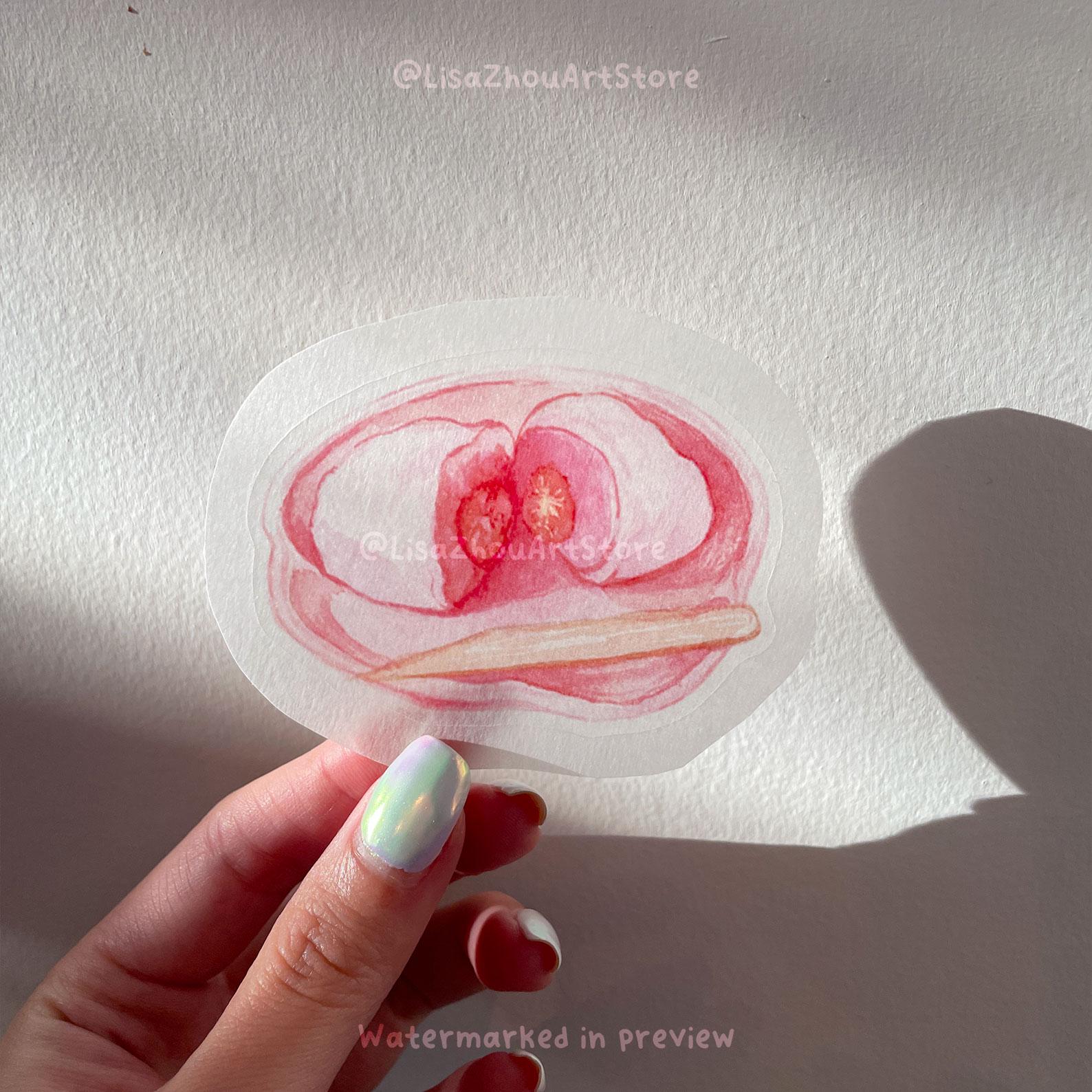 Sakura Dessert Washi Die Cut Stickers | Set of 13