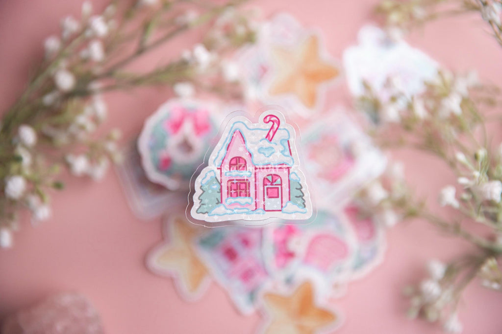 Winter Dream Holographic Die Cut Sticker Set of 5