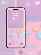 Y2K Anime Style Gameboy Phone Wallpaper