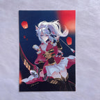 Hakuro Anime Archer Postcard