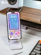 Retro Gameboy iPhone Wallpaper: Pastel Animal Crossing Lock Screen (Digital Download)